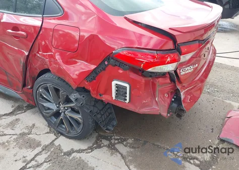 2021 Toyota Corolla Se from USA, damaged, VIN JTDS4MCE2MJ054525